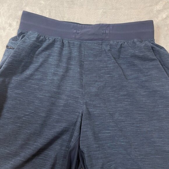 Lululemon ABC Shorts Mens Size Large Navy Blue Textured Athletic - Picture 2 of 6